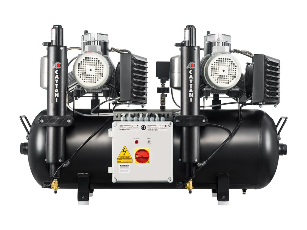 Cattani AC400 oil-less dental compressor
